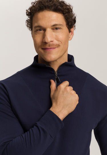 Natural Living Organic Cotton French Terry Sweatshirt | Deep Navy 75775-1610